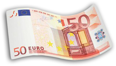 50,- € - Schein als Prämie
